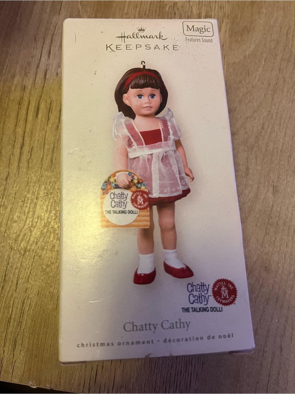 2007 Hallmark Ornament ~ "CHATTY CATHY"  MAGIC  FEATURES SOUND needs battery